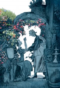 ©Dave McKean 2022 from The Folio Society’s limited edition The Gormenghast Trilogy