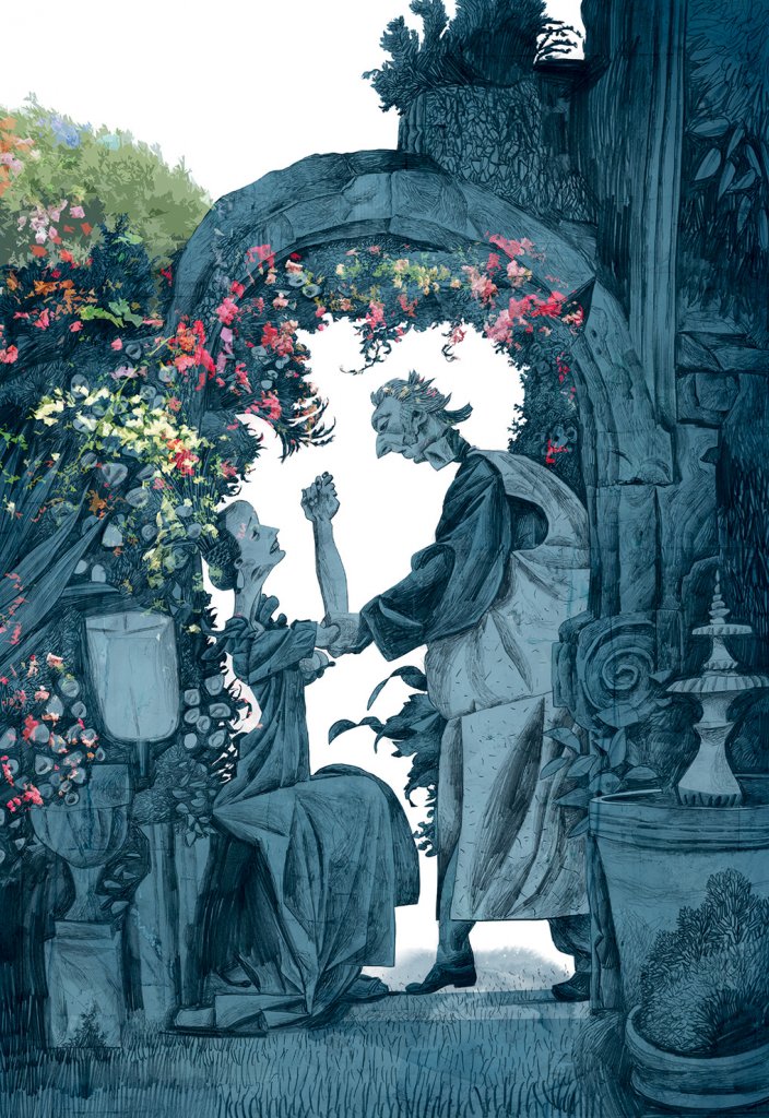 ©Dave McKean 2022 from The Folio Society’s limited edition The Gormenghast Trilogy