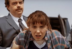 Millie Bobby Brown to star in The Electric State for Netflix. Still from Stranger Things series 4