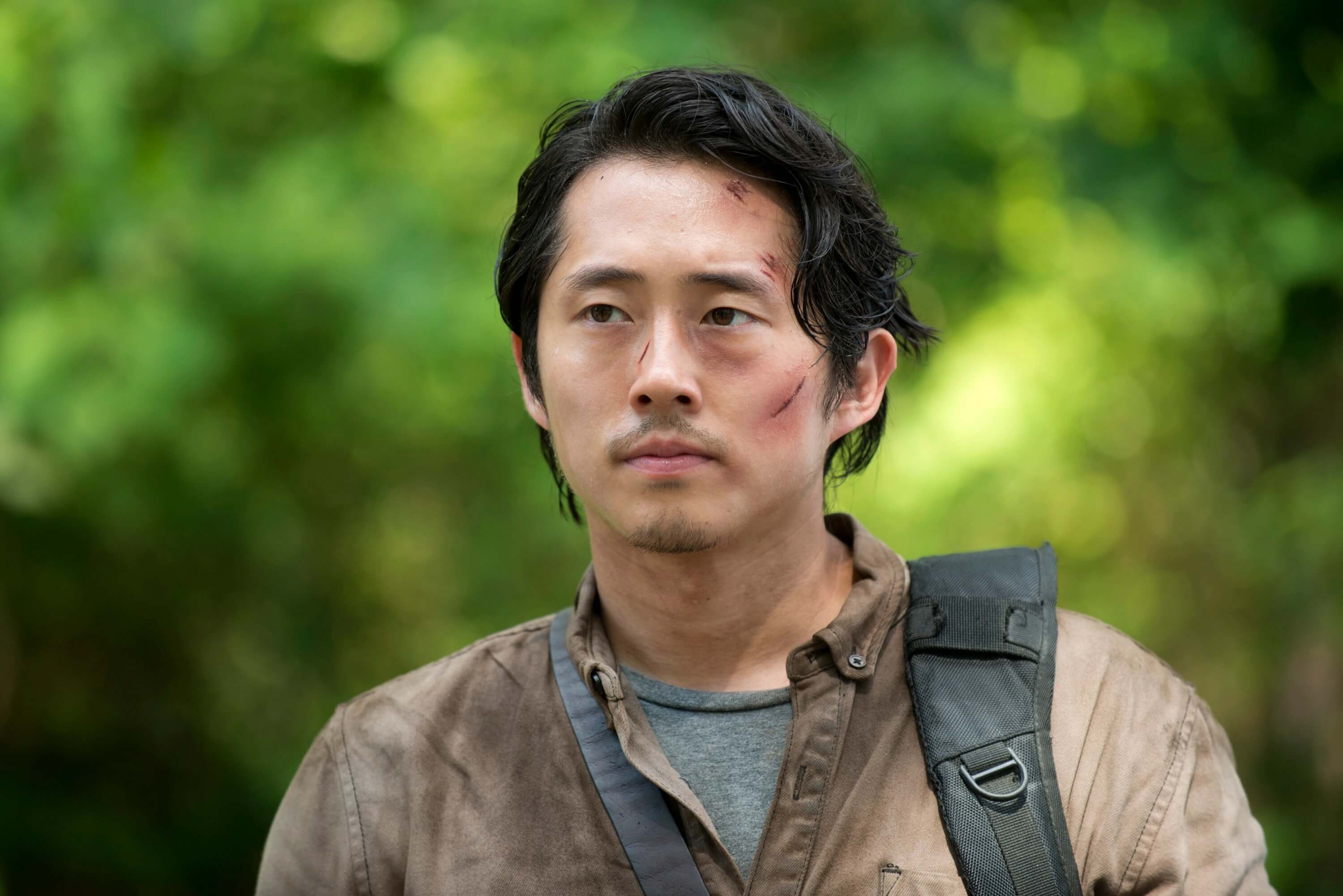 Steven Yeun as Glenn in Walking Dead