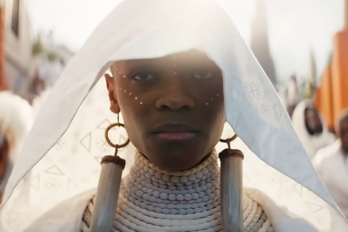 Letitia Wright as Shuri in trailer for Black Panther: Wakanda Forever