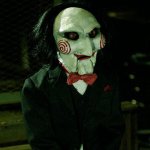 Saw 10 sets release. Still of Jigsaw villain