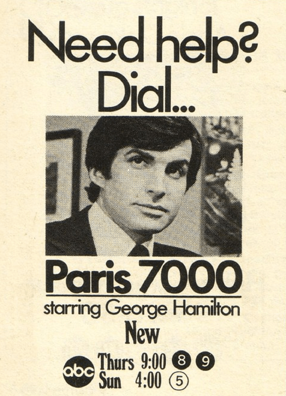 Paris 7000, 1970