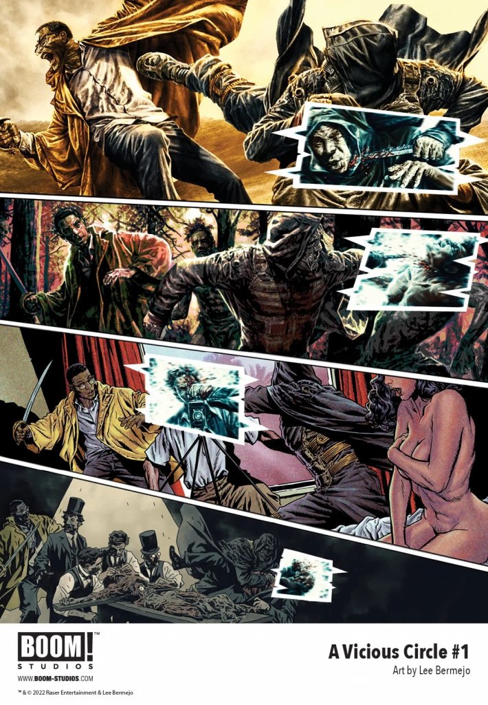 a vicious circle artwork by lee bermejo