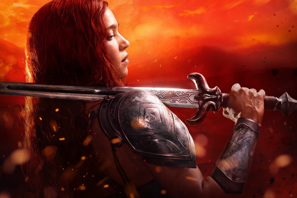 Matilda Lutz first look image as Red Sonja