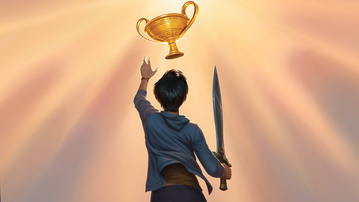 Percy Jackson and the Olympians: the Chalice of the Gods announcement by Rick Riordan