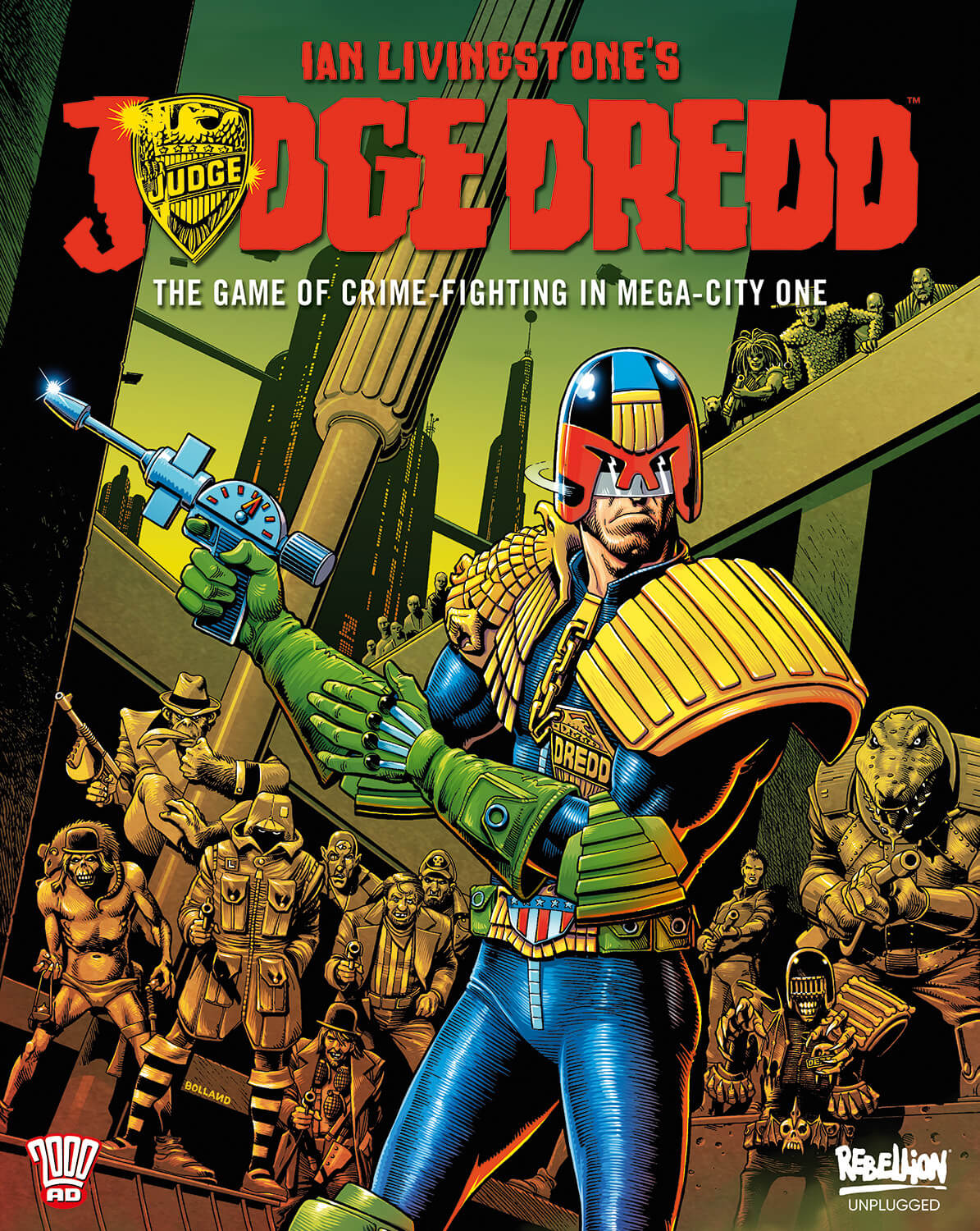 Sir Ian Livingstone’s classic Judge Dredd Board Game