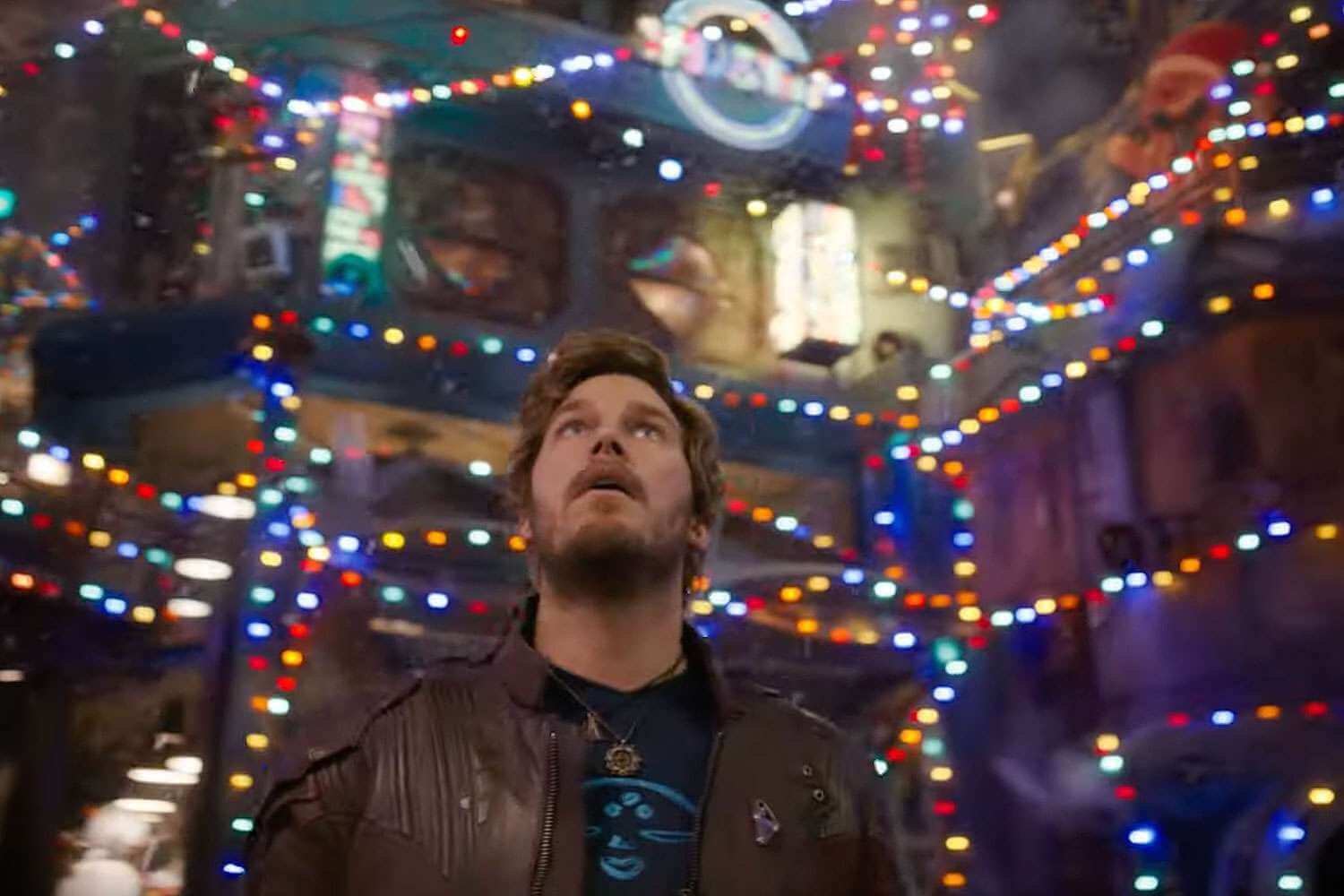 Chris Pratt as Peter Quill/Star-Lord in The Guardians of the Galaxy Holiday Special trailer