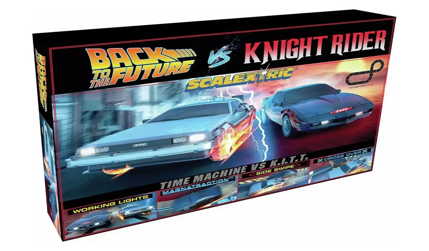 SCALEXTRIC 1980s TV BACK TO THE FUTURE VS KNIGHT RIDER