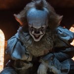 Bill Skarsgard as Pennywise the Clown in It films