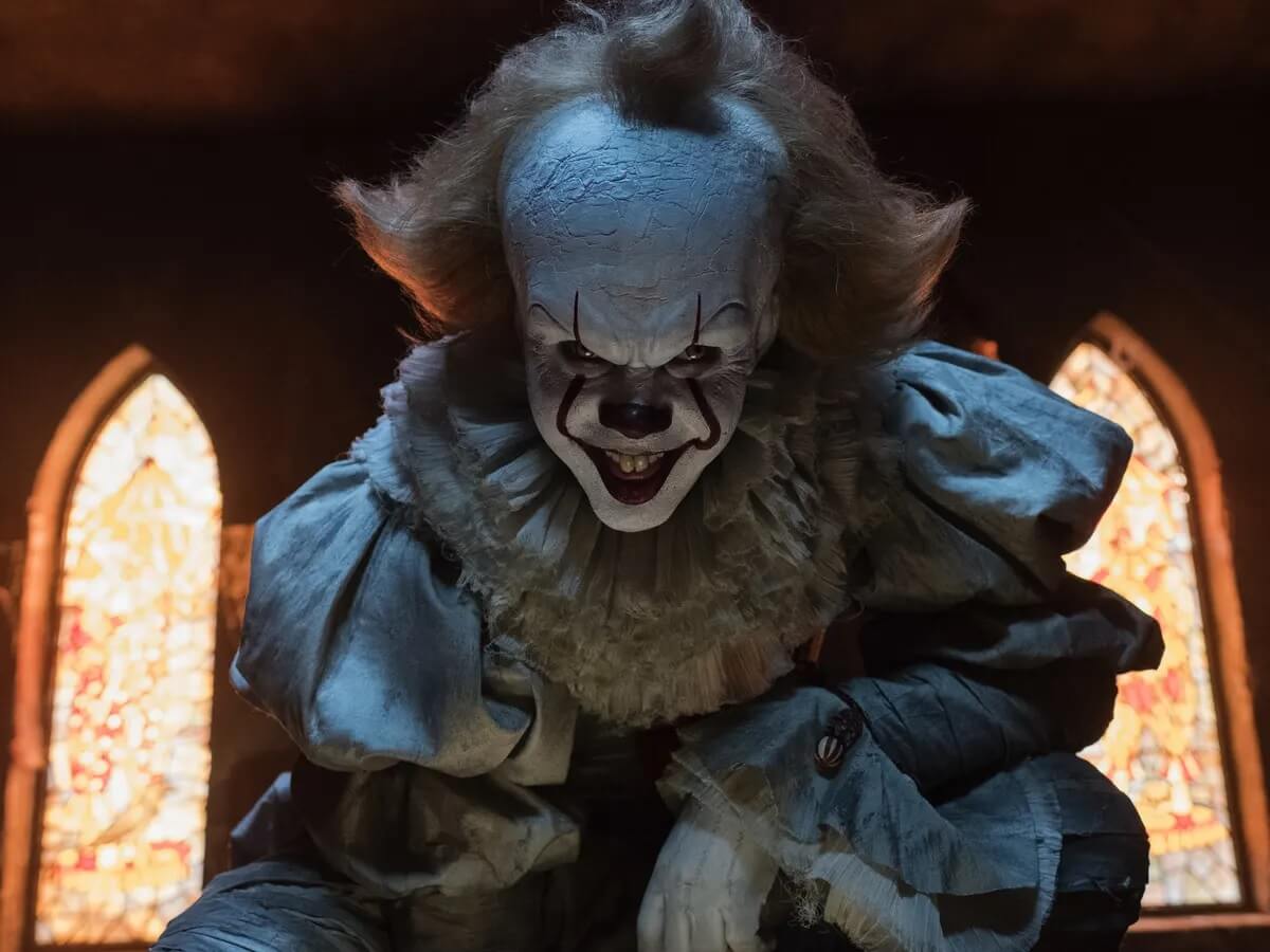 Bill Skarsgard as Pennywise the Clown in It films