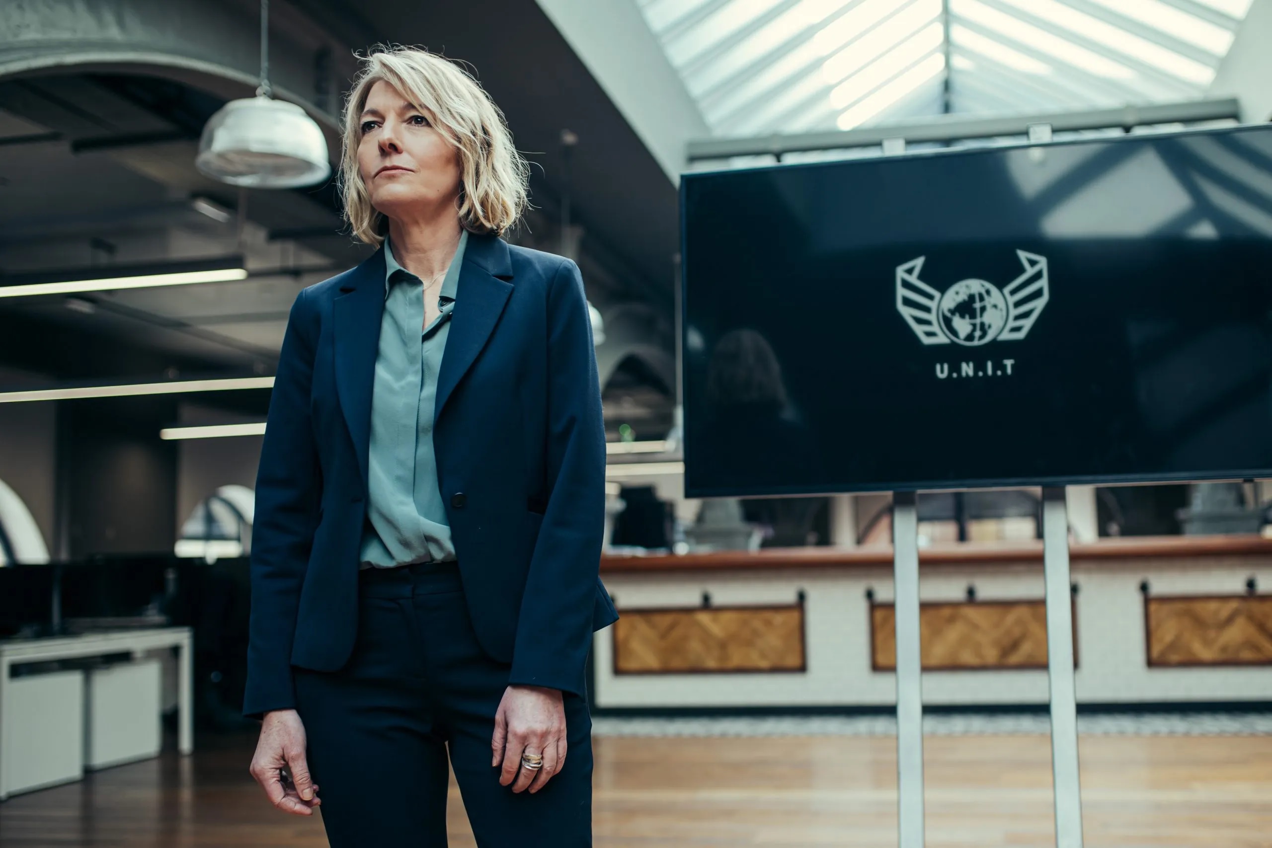 Jemma Redgrave as Kate Stewart in Doctor Who