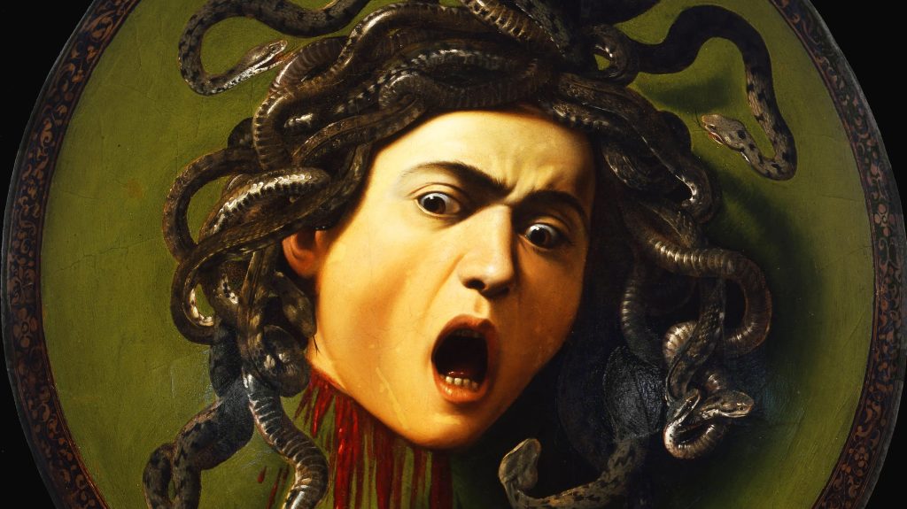Medusa depicted headless in classical painting