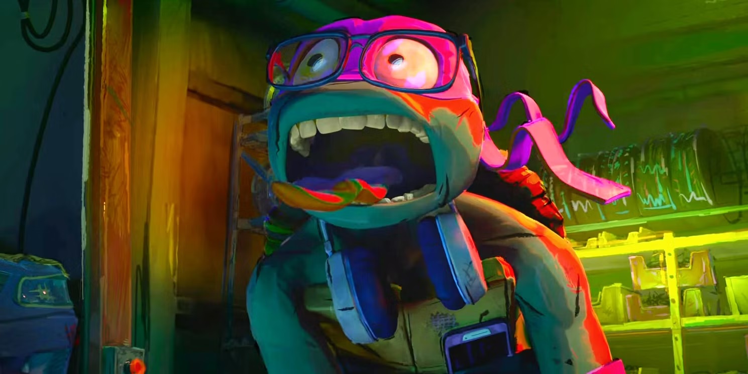 Donatello in Teenage Mutant Ninja Turtles: Mutant Mayhem first trailer