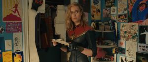Brie Larson as Captain Marvel/Carol Danvers in The Marvels trailer