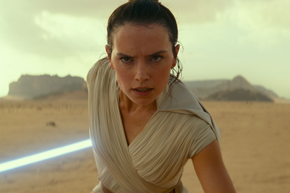 daisy ridley as rey in star wars franchise