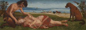 Piero Di Cosimo, Procri’s Death or ​​A Satyr mourning over a Nymph, c. 1495. National Gallery, London