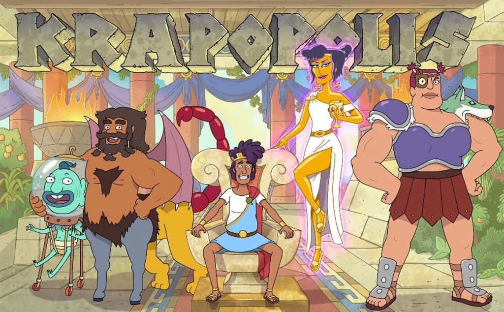 krapopolis trailer premieres at comic con