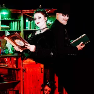 Tales From The Haunted Bookshop image by NealMegaw. Two spooky book-keepers