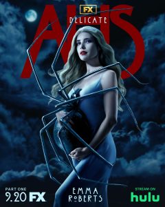 emma roberts in american horror story: delicate poster