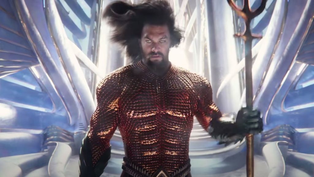 jason momoa as arthur curry in aquaman and the lost kingdom trailer
