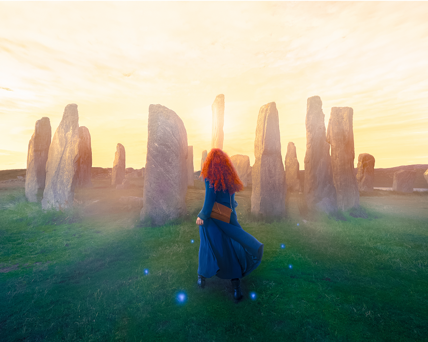 Pictured The Calanais Standing Stones in Scotland inspired scenes in Brave. To celebrate 100 years of wonder, Disney has released a series of images paying homage to the landmarks that inspired its most loved films i