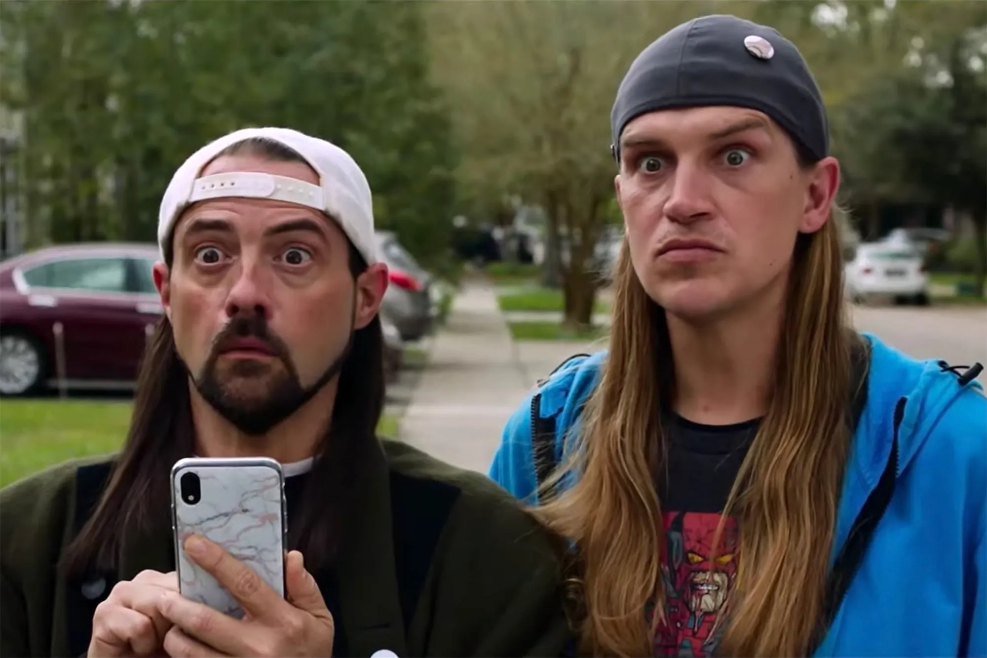 jason mewes and kevin smith in jay and silent bob rebooted