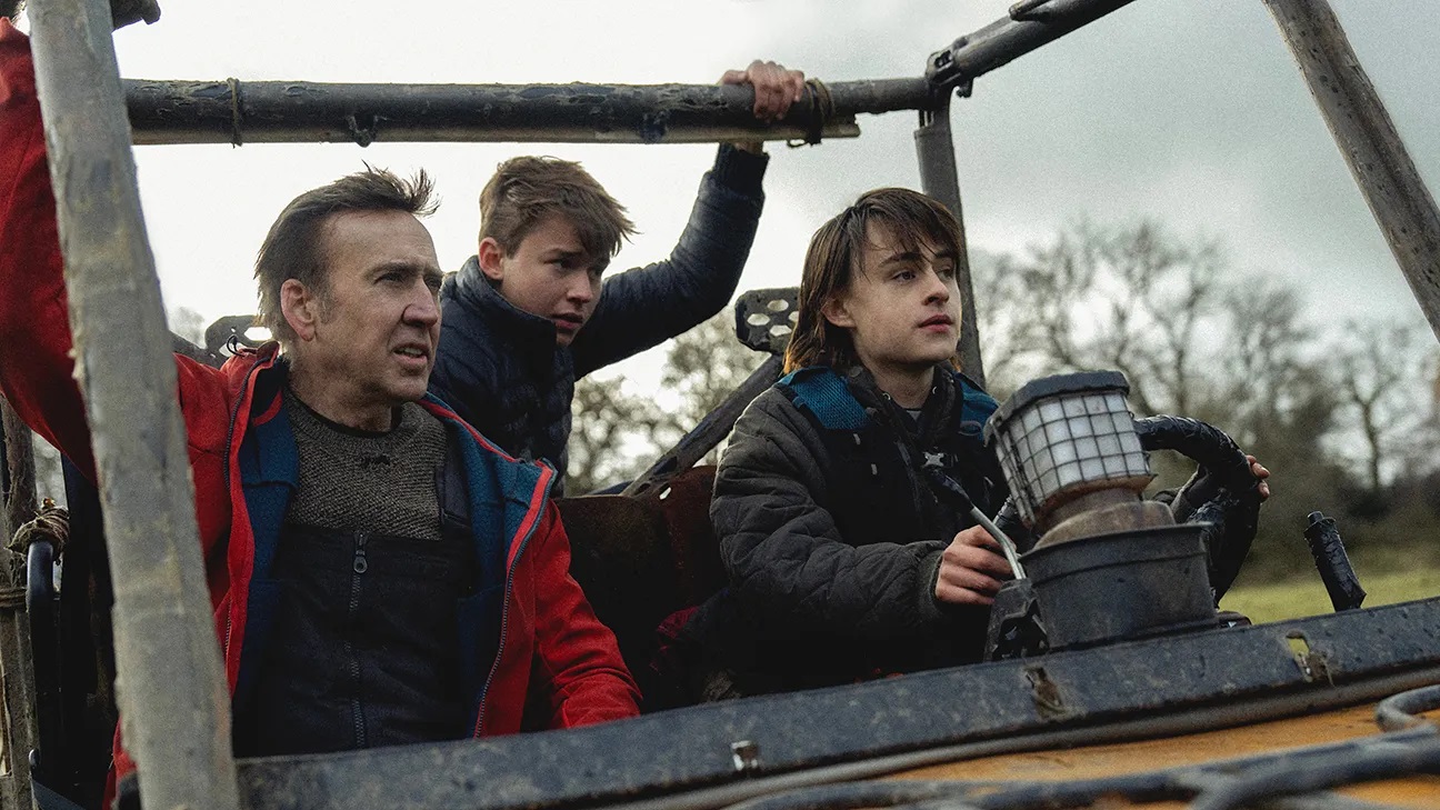 nicolas cage as paul in the trailer for arcadian