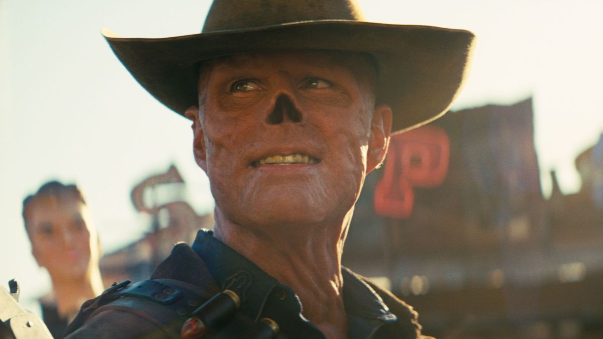 walton goggins as the ghoul in the full trailer for fallout