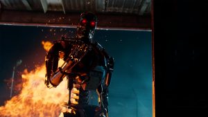 still from teaser trailer for nacon video game terminator: survivors