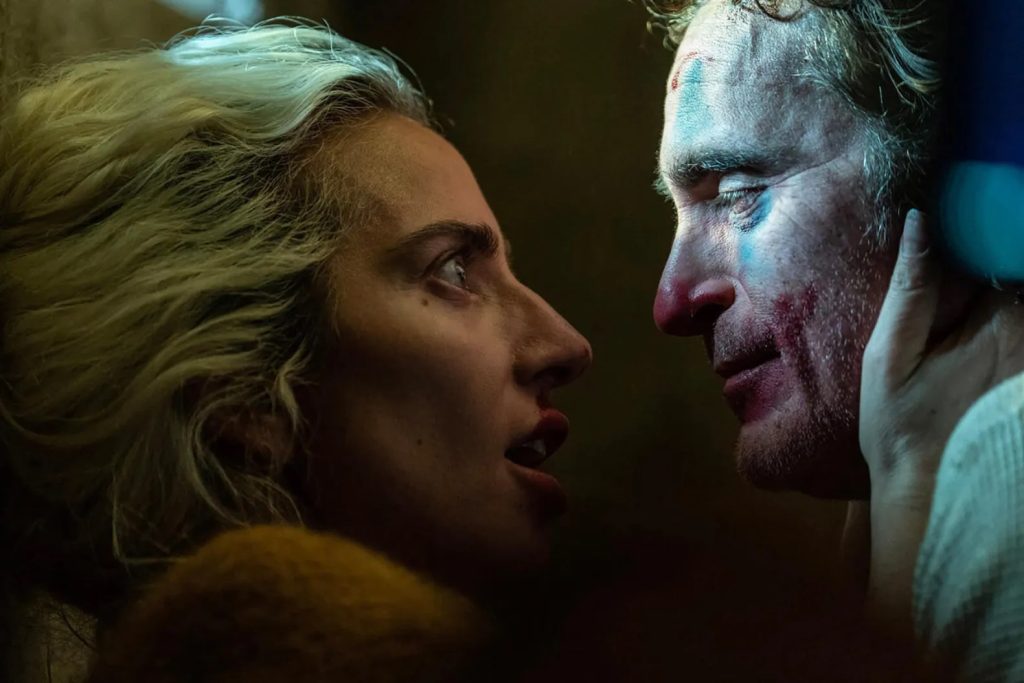 lady gaga as harley quinn and joaquin phoenix as arthur fleck in trailer for joker: folie a deux