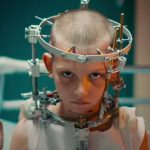 still from titane film by julia ducournau, who has set her third film, titled alpha