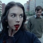 still from 1981 horror film possession starring sam neill