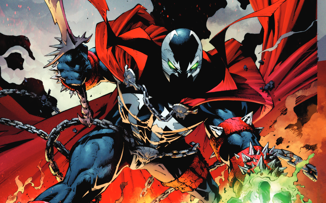 spawn comic book art by todd mcfarlane