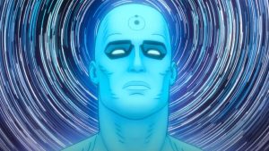 doctor manhattan in first trailer for watchmen chapter 1 by brandon vietti