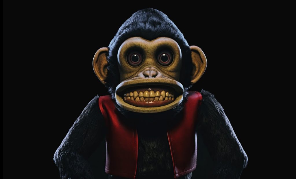 the monkey toy in osgood perkins film teaser trailer