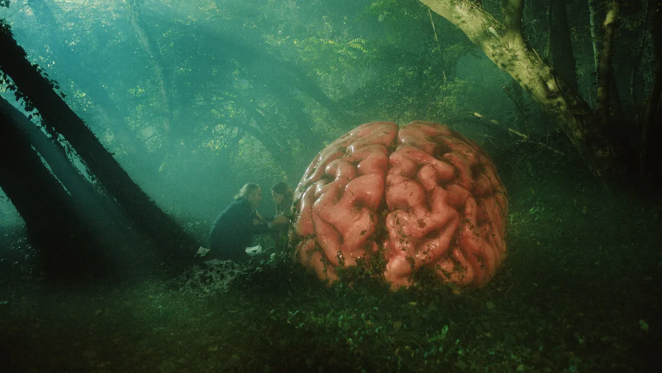 big brain and cate blanchett in teaser trailer for horror comedy rumours by guy maddin