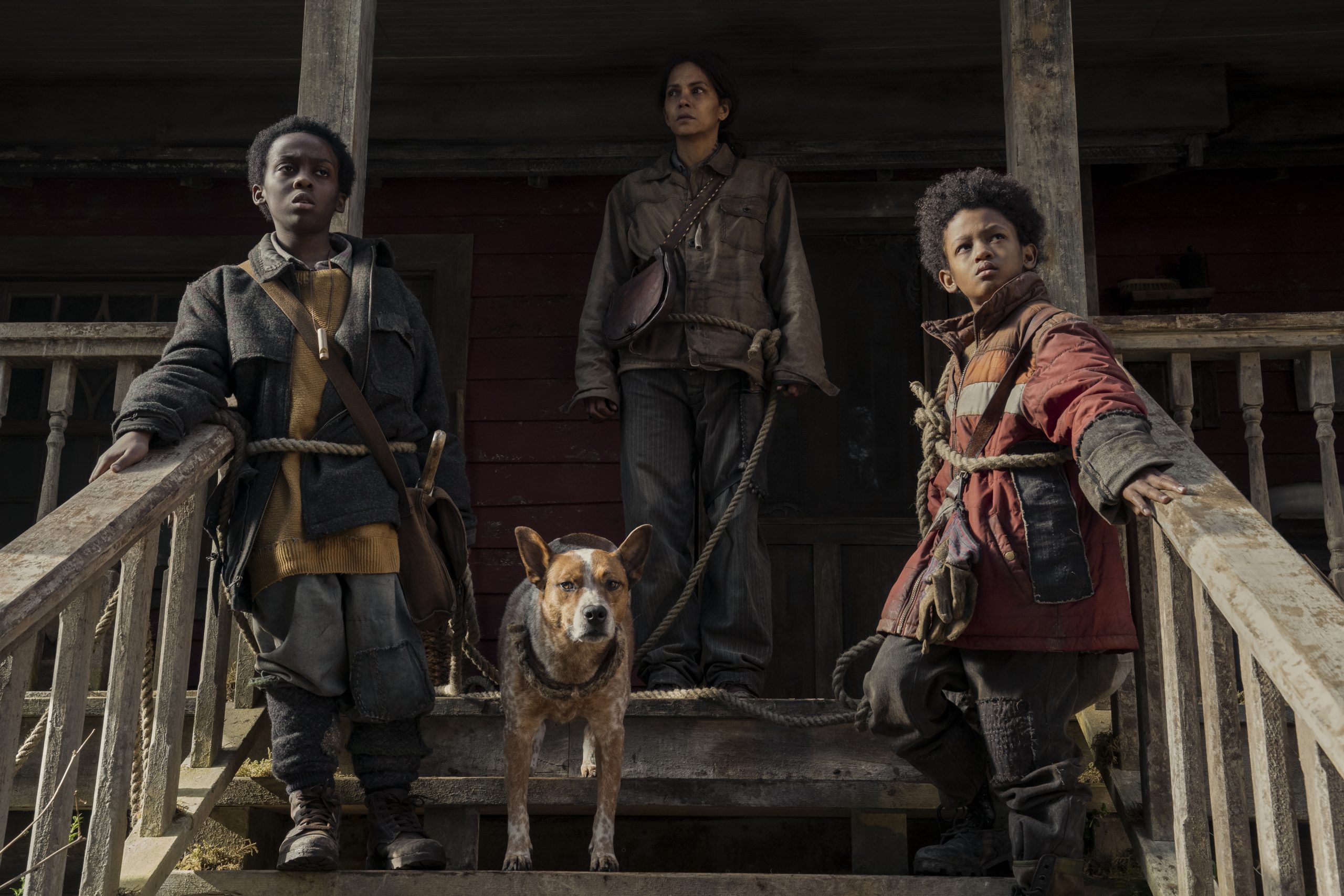 Anthony B. Jenkins as Samuel, Halle Berry as Momma and Percy Daggs IV as Nolan in Never Let Go