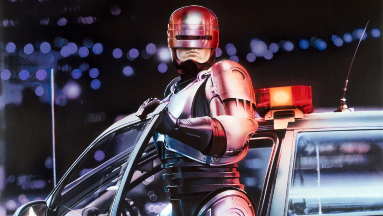 robocop film still. being developed into series at amazon mgm studios