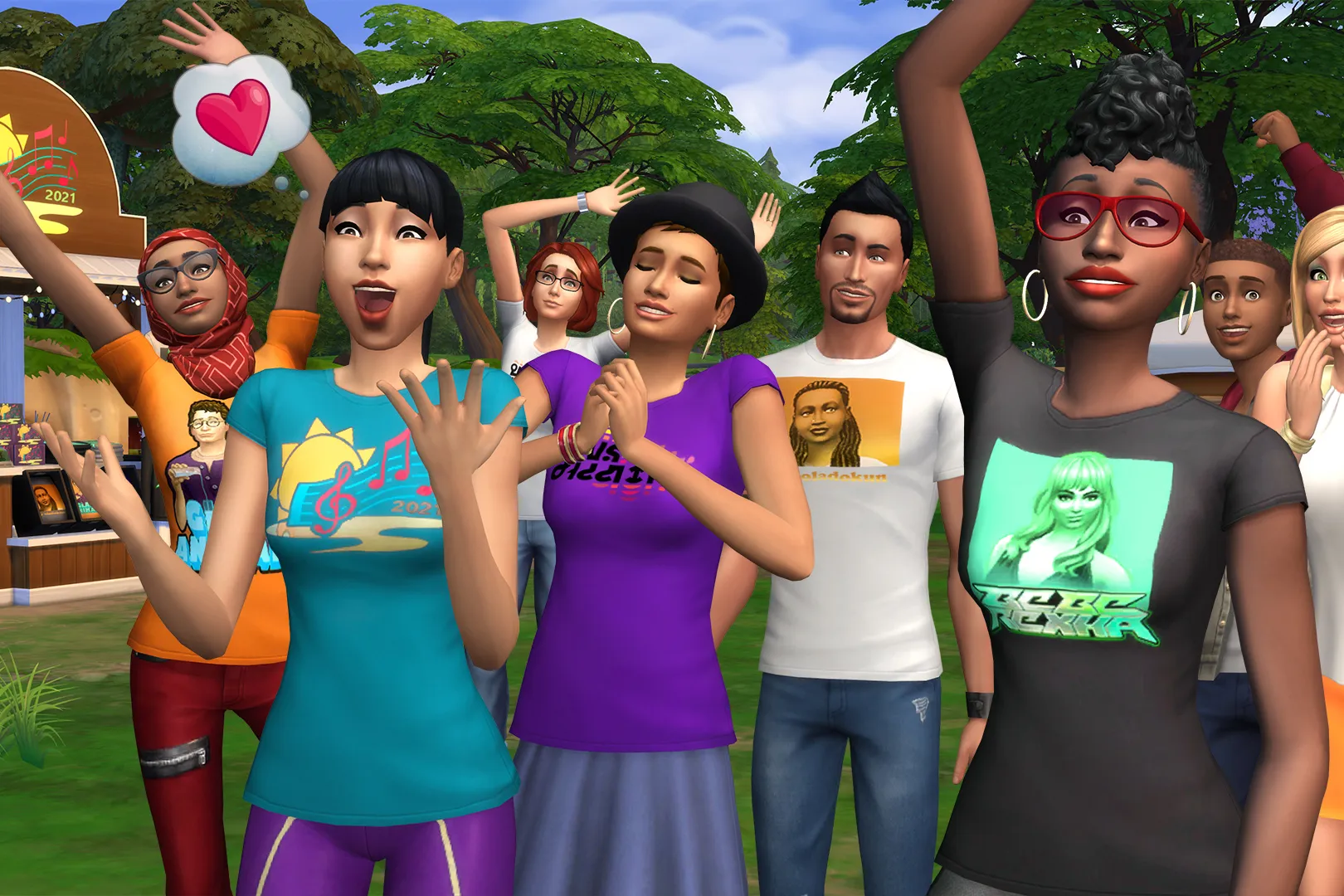 sims characters