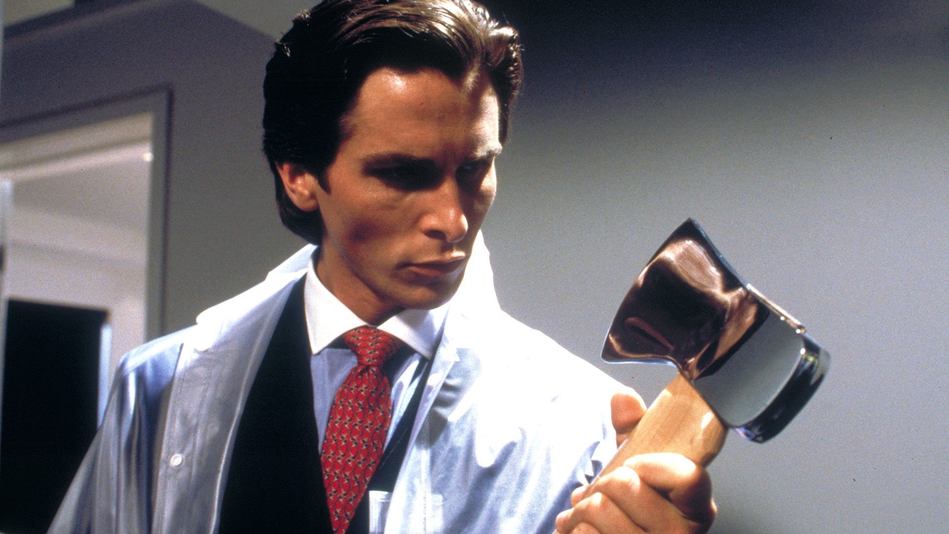 christian bale as patrick bateman in american psycho 2000