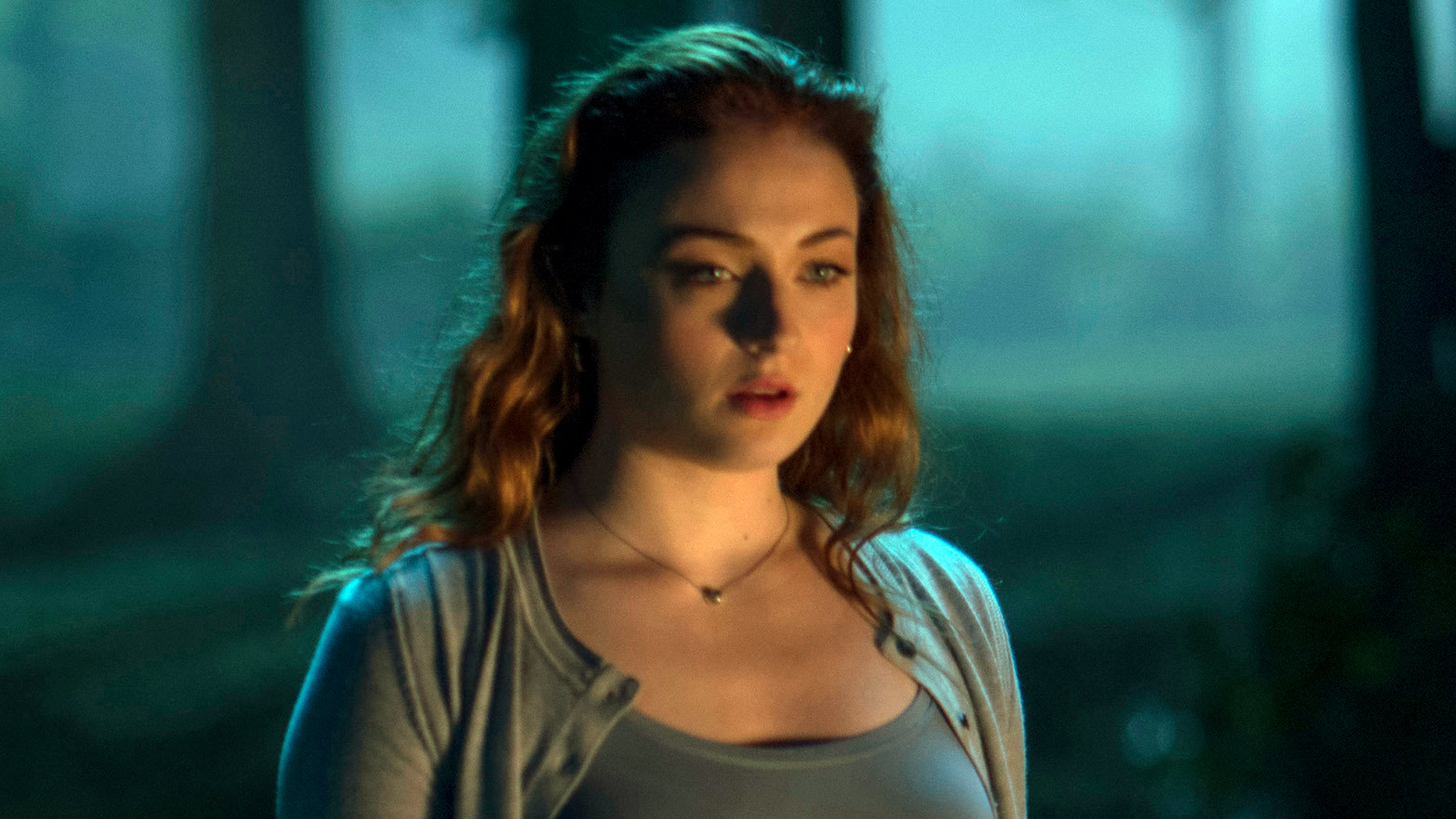 sophie turner as jean grey in x-men dark phoenix