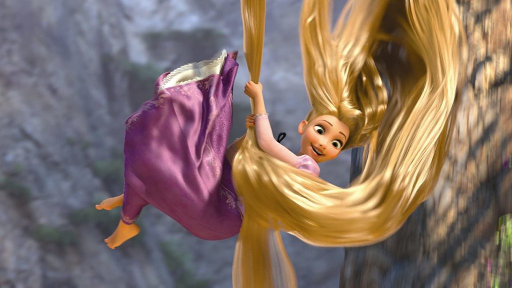still from tangled animated movie