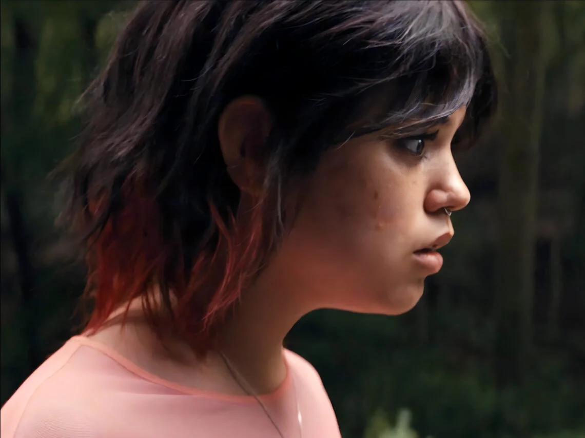 jenna ortega in trailer for death of a unicorn