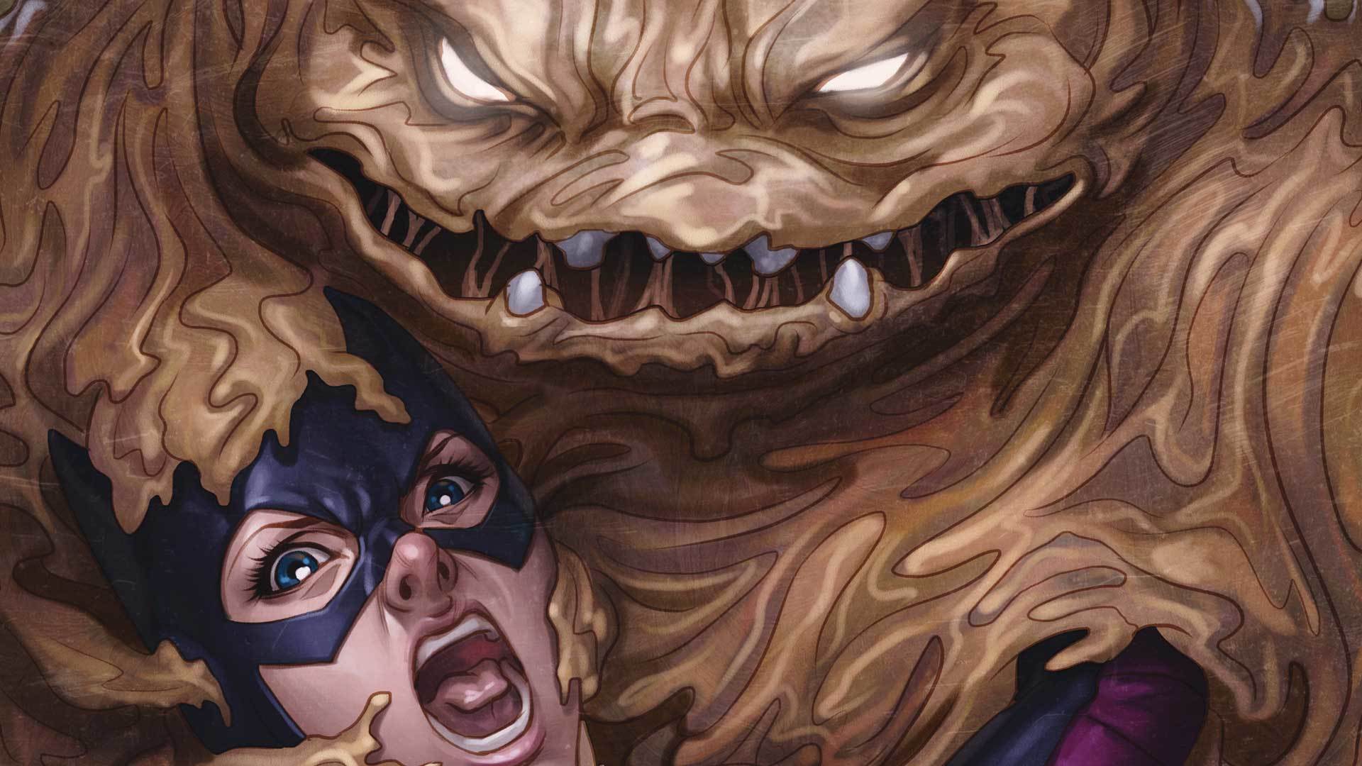 clayface consuming cat woman in dc comics