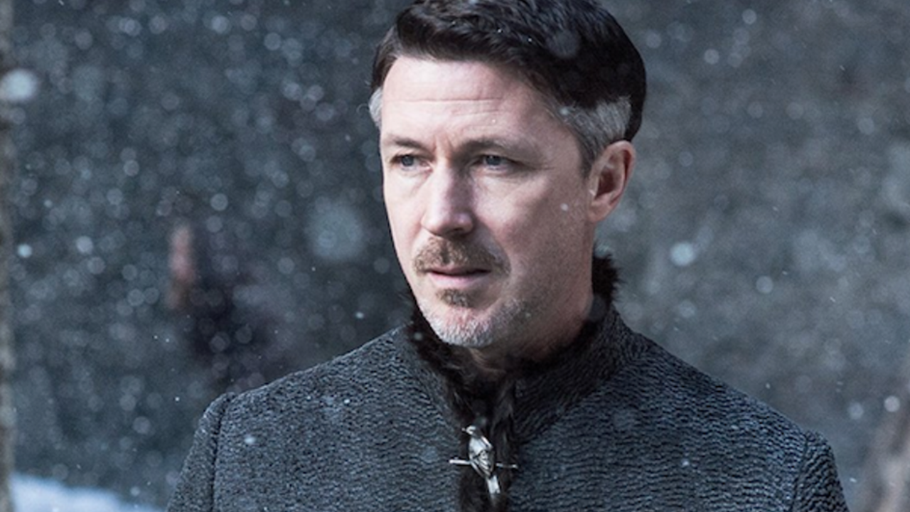 aiden gillen as littlefinger in game of thrones, cast in black noise