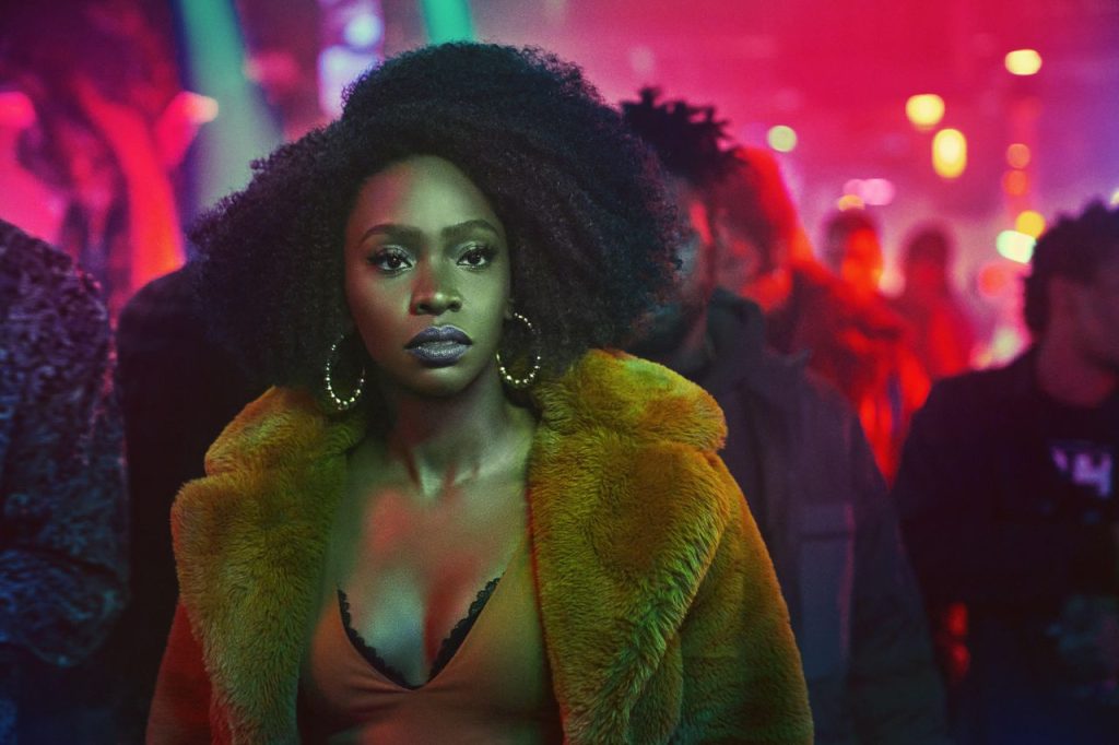 teyonah parris as yo-yo in they cloned tyrone