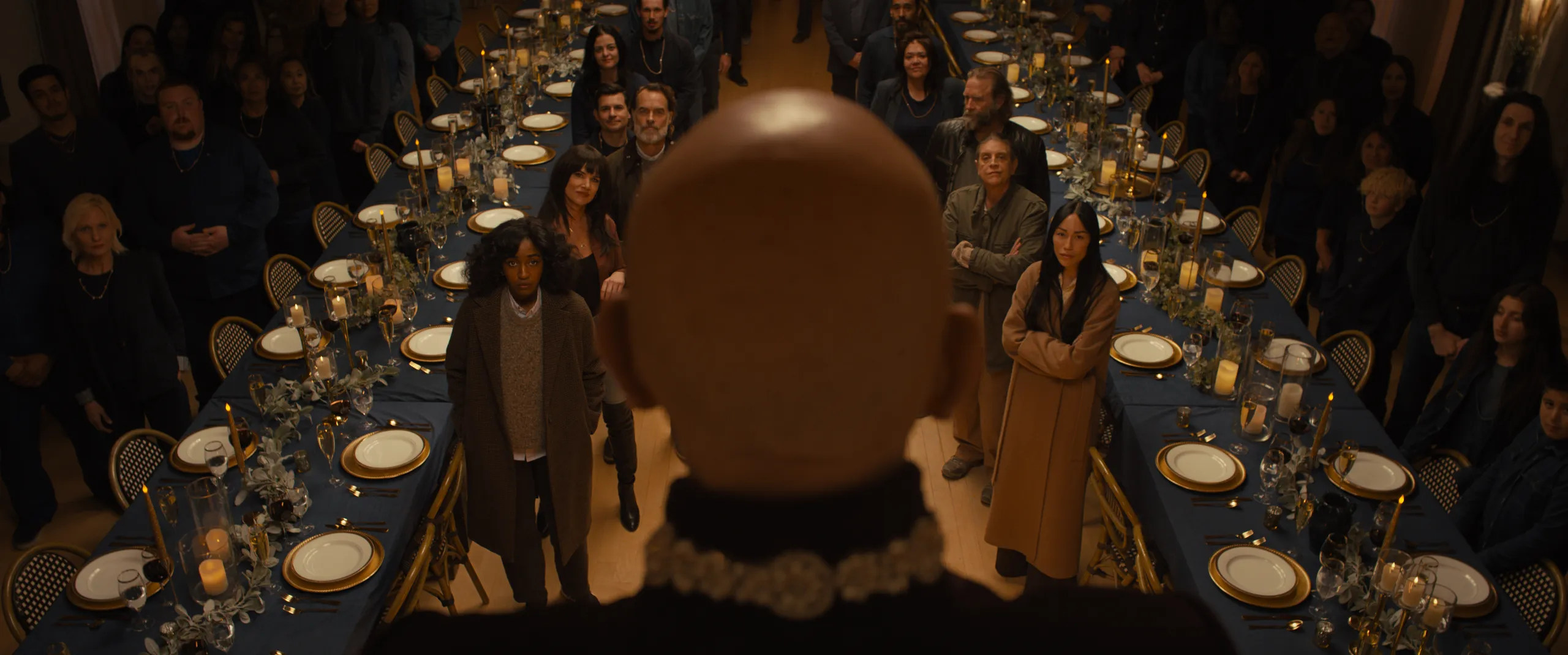 ayo edebiri and john malkovich in first look image of opus