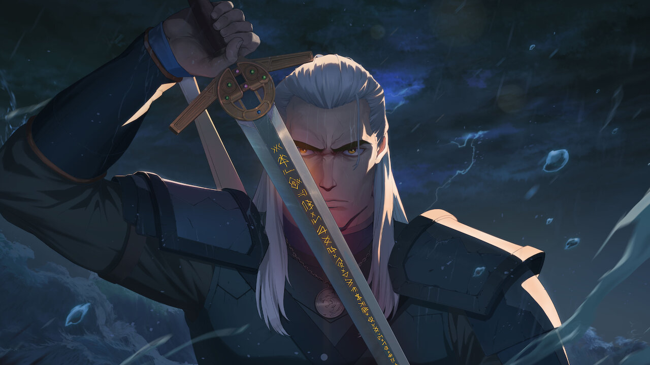 geralt of rivia in the witcher: sirens of the deep trailer