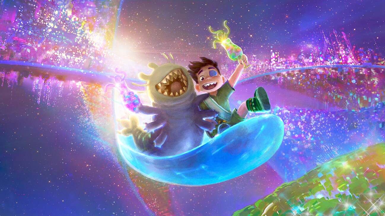 still from disney pixar animated film elio